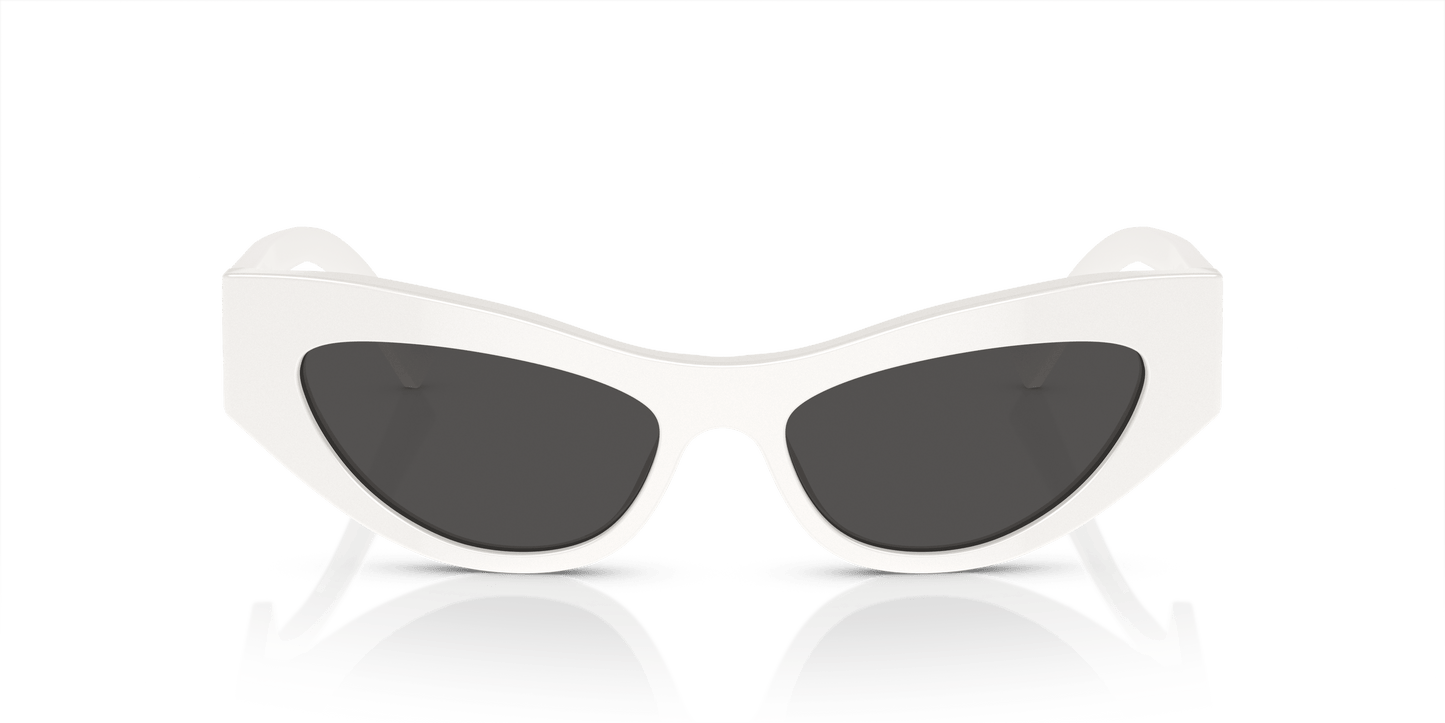 משקפי שמש דולצ'ה וגבאנה לבן-אפור כהה | Dolce&Gabbana DG4450 White-Dark Grey