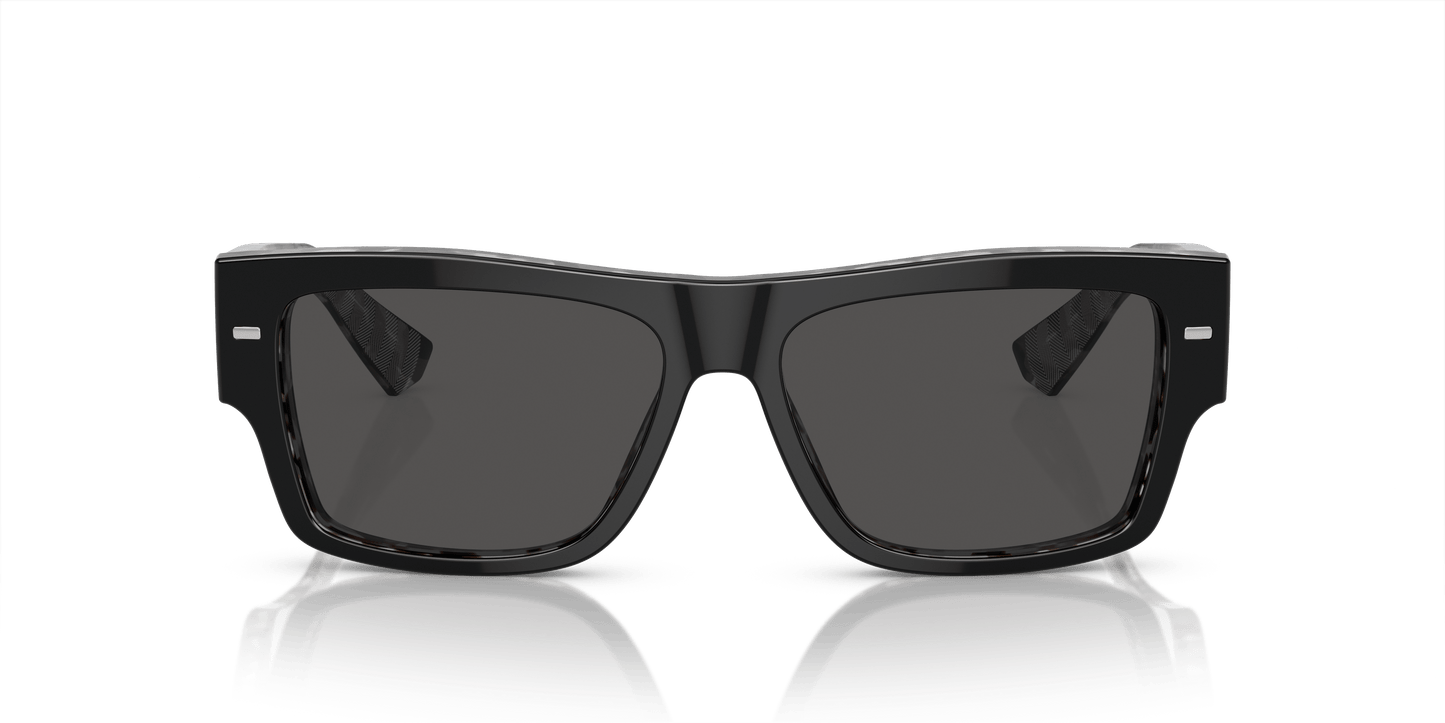 Dolce & Gabbana Sunglasses Black on Grey Havana-Dark Grey | Dolce&Gabbana DG4451 Black On Grey Havana-Dark Grey