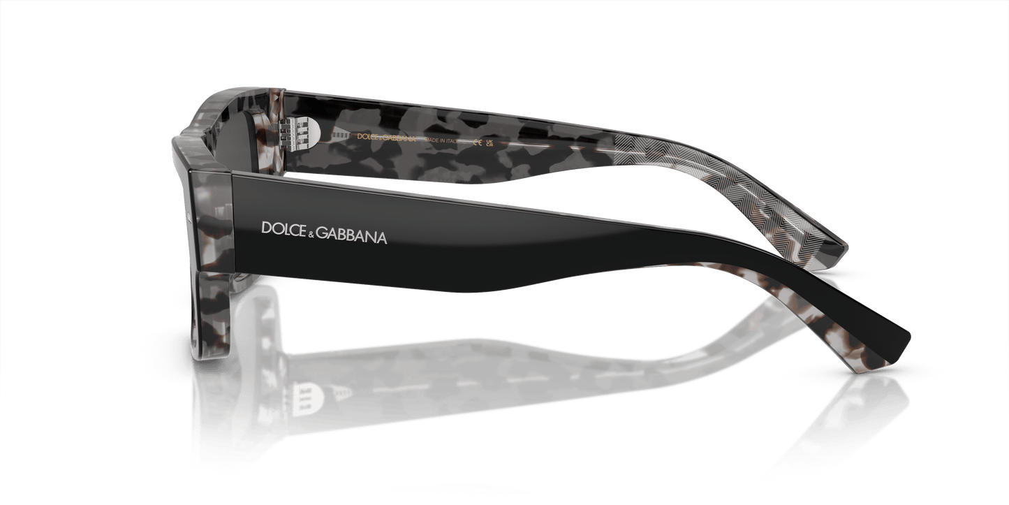 Dolce & Gabbana Sunglasses Black on Grey Havana-Dark Grey | Dolce&Gabbana DG4451 Black On Grey Havana-Dark Grey