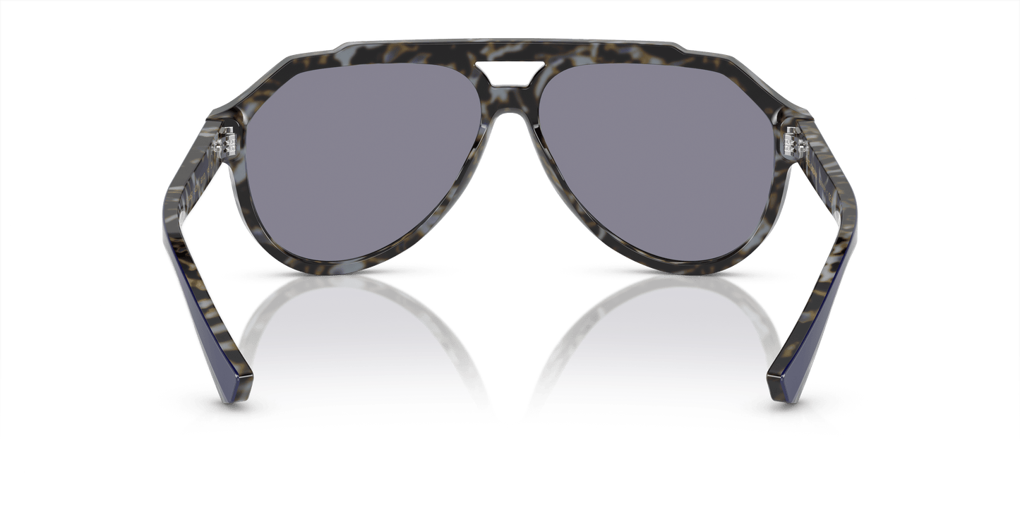 Dolce & Gabbana Sunglasses Blue On Blue Havana-Grey | Dolce&Gabbana DG4452 Blue On Blue Havana-Grey