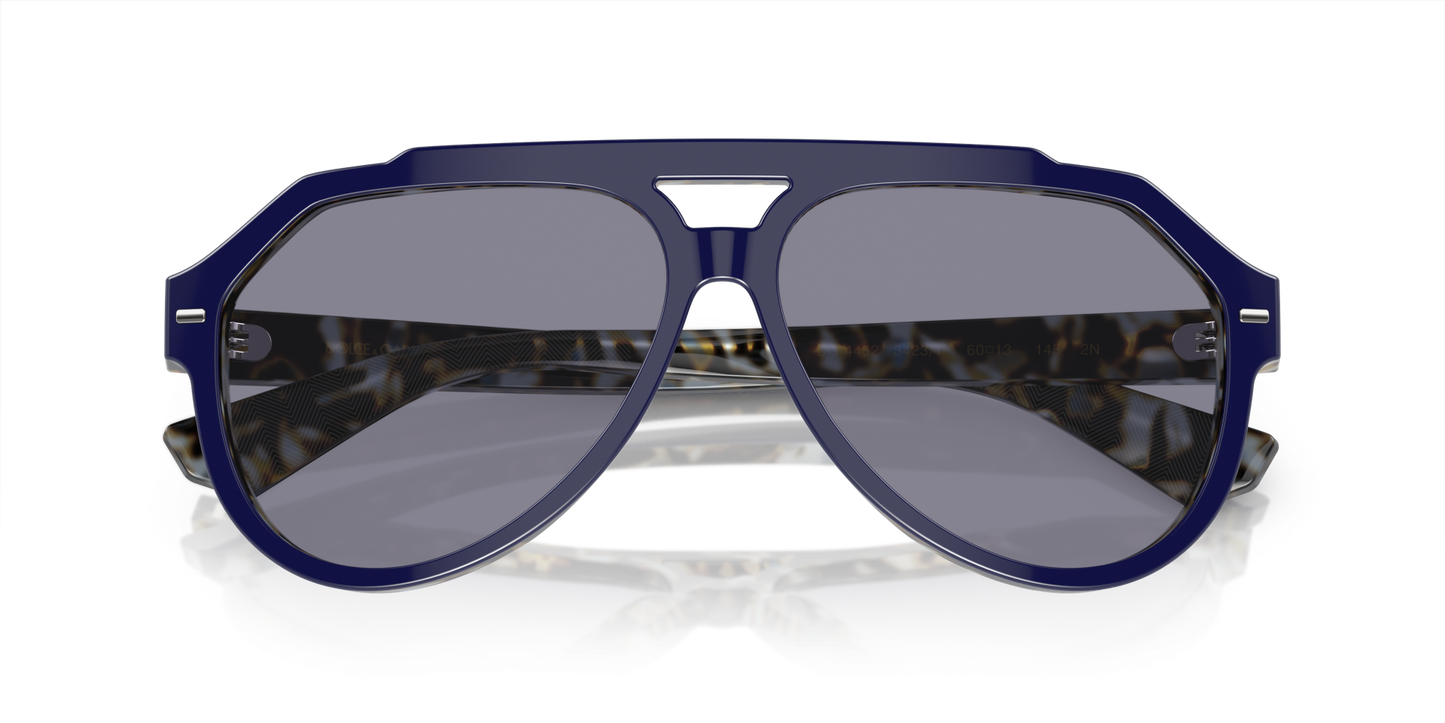 Dolce & Gabbana Sunglasses Blue On Blue Havana-Grey | Dolce&Gabbana DG4452 Blue On Blue Havana-Grey