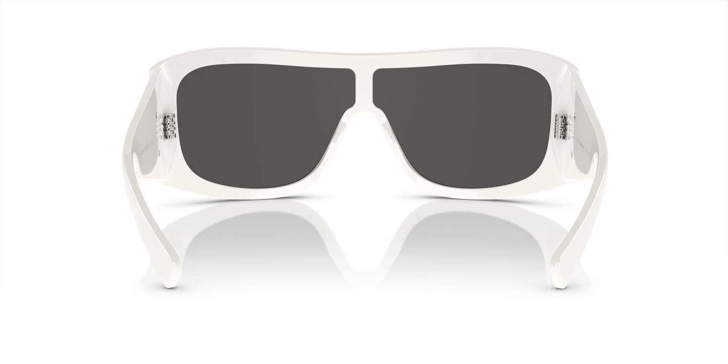 משקפי שמש דולצ'ה וגבאנה לבן-אפור כהה | Dolce&Gabbana DG4454 White-Dark Grey