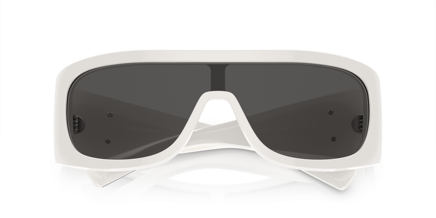 משקפי שמש דולצ'ה וגבאנה לבן-אפור כהה | Dolce&Gabbana DG4454 White-Dark Grey
