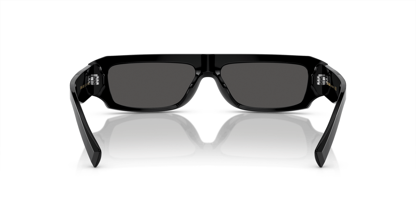 משקפי שמש דולצ'ה וגבאנה שחור-אפור כהה | Dolce&Gabbana DG4458 Black-Dark Grey
