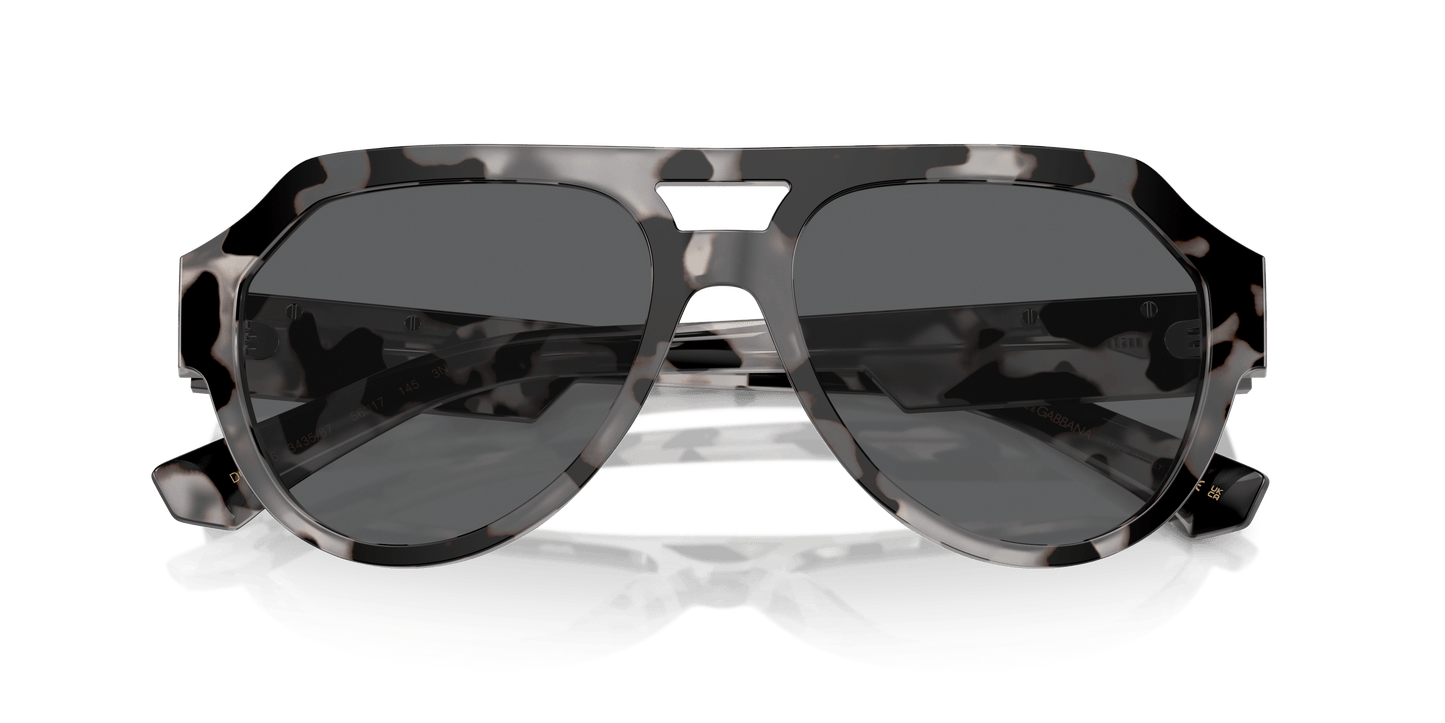 Dolce & Gabbana Sunglasses Havana Grey-Dark Grey | Dolce&Gabbana DG4466 Havana Grey-Dark Grey