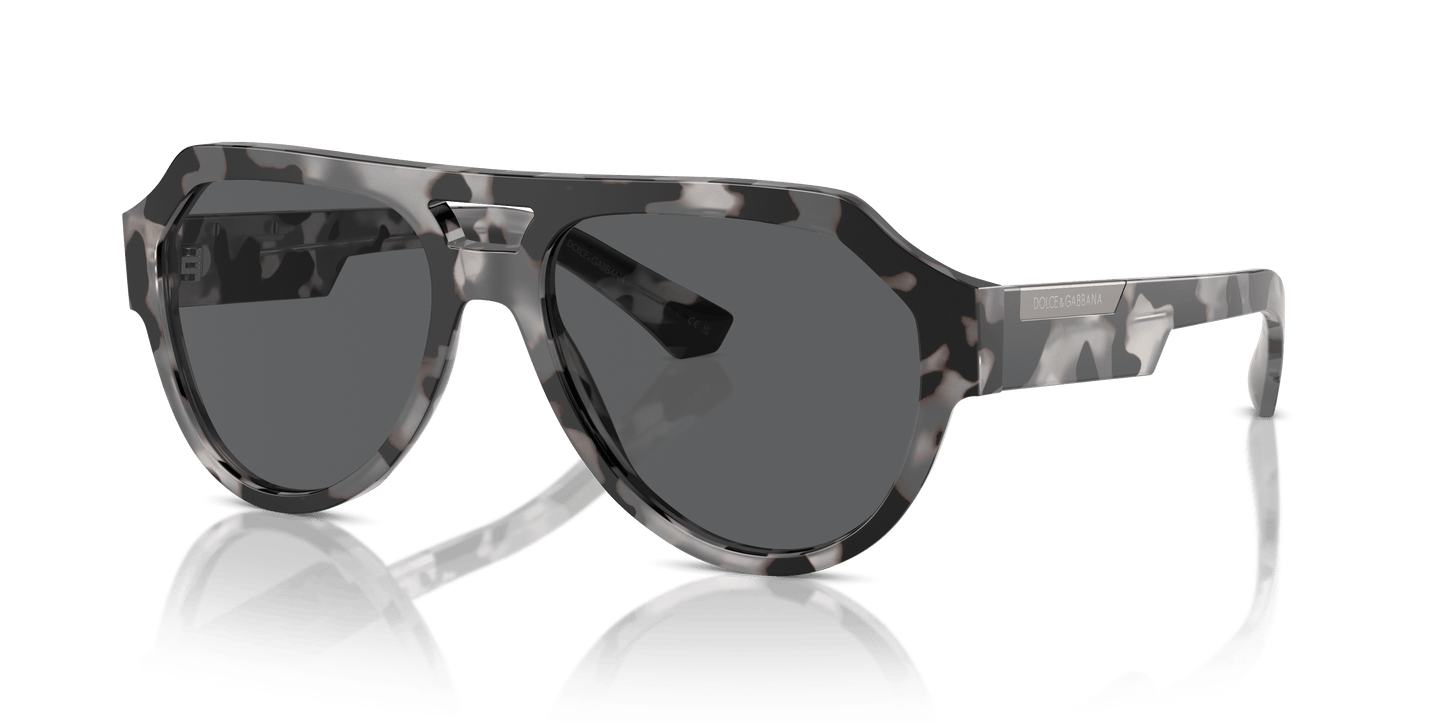 Dolce & Gabbana Sunglasses Havana Grey-Dark Grey | Dolce&Gabbana DG4466 Havana Grey-Dark Grey