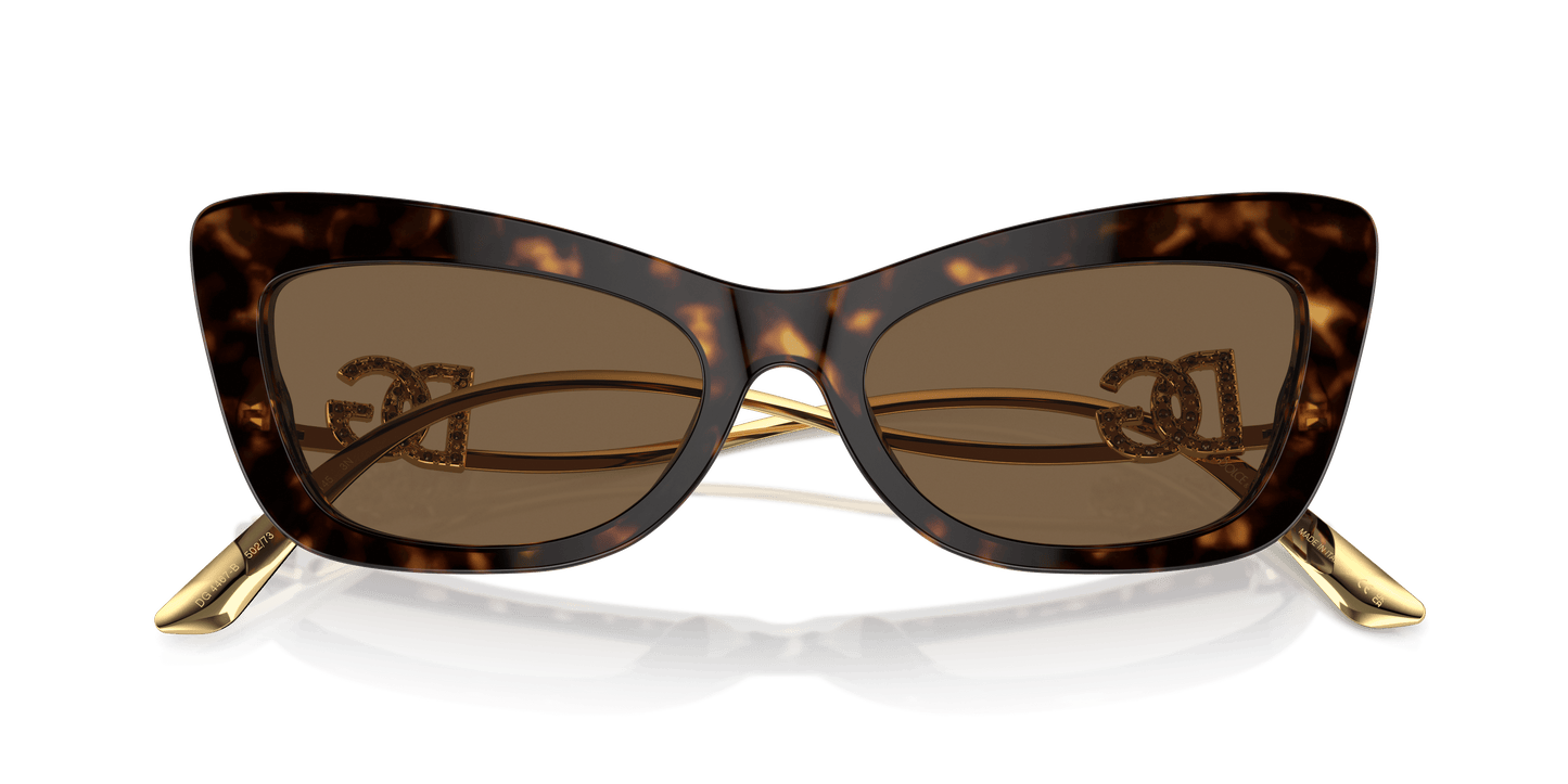 משקפי שמש דולצ'ה וגבאנה הוואנה-חום כהה | Dolce&Gabbana DG4467B Havana-Dark Brown