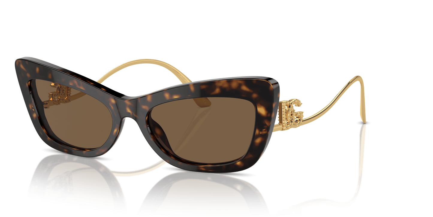 משקפי שמש דולצ'ה וגבאנה הוואנה-חום כהה | Dolce&Gabbana DG4467B Havana-Dark Brown