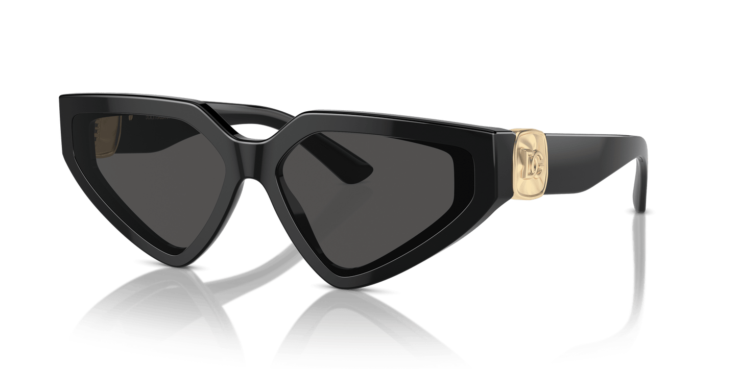 משקפי שמש דולצ'ה וגבאנה שחור-אפור כהה | Dolce&Gabbana DG4469 Black-Dark Grey