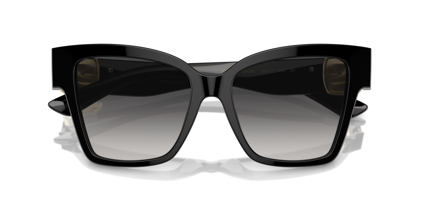משקפי שמש דולצ'ה וגבאנה שחור-אפור כהה | Dolce&Gabbana DG4470 Black-Dark Grey