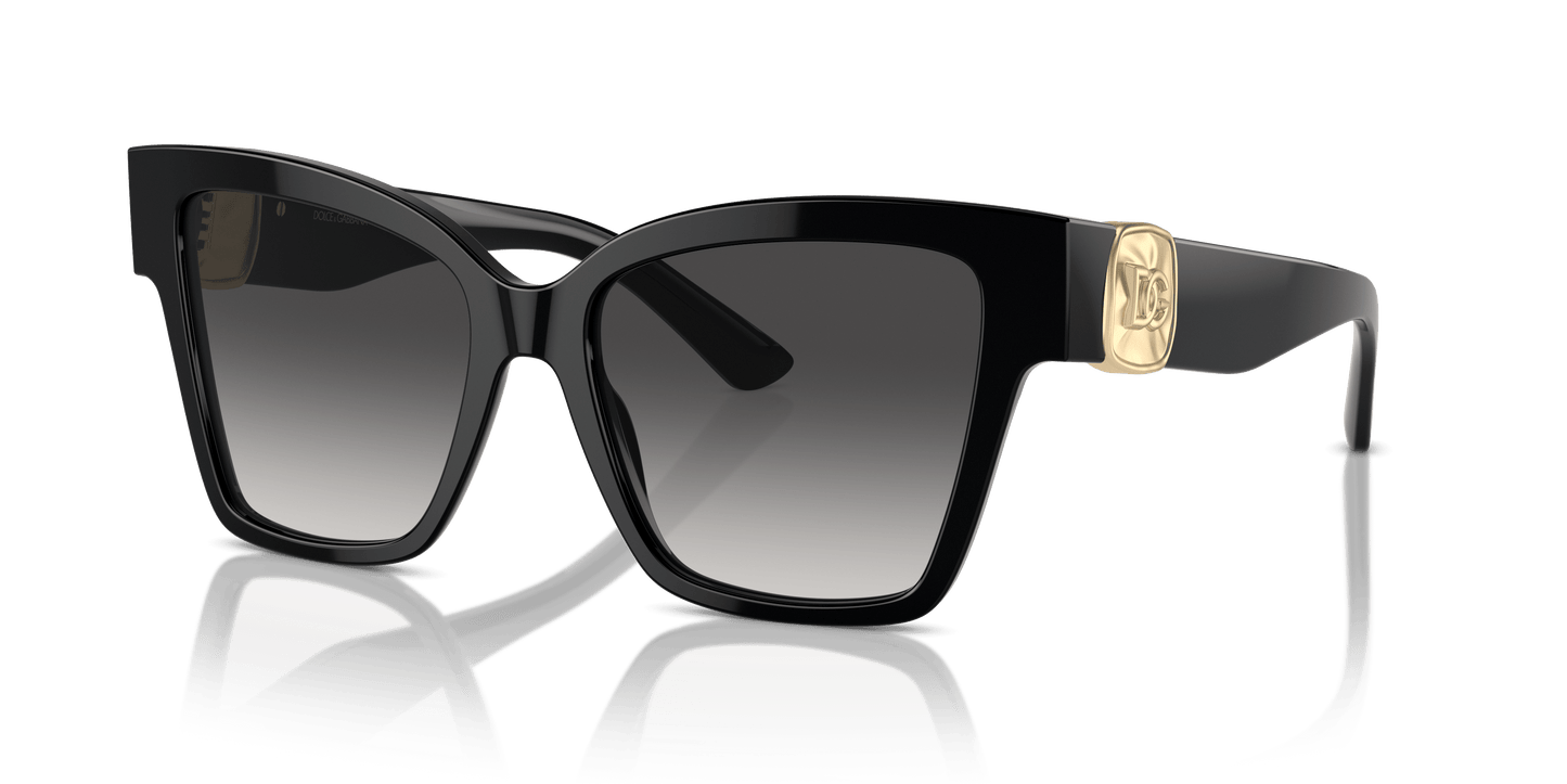 משקפי שמש דולצ'ה וגבאנה שחור-אפור כהה | Dolce&Gabbana DG4470 Black-Dark Grey