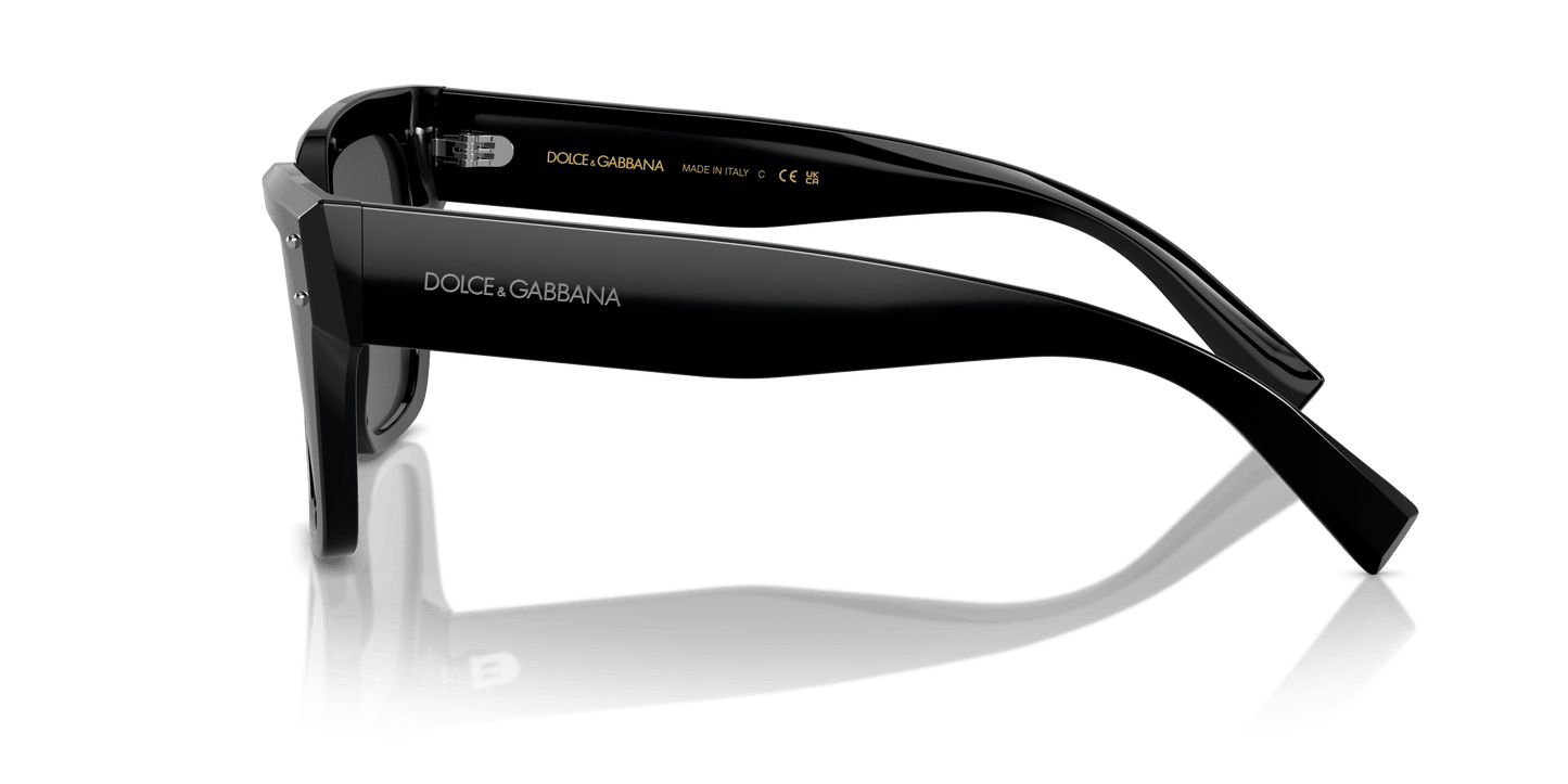 משקפי שמש דולצ'ה וגבאנה שחור-אפור כהה | Dolce&Gabbana DG4471 Black-Dark Grey