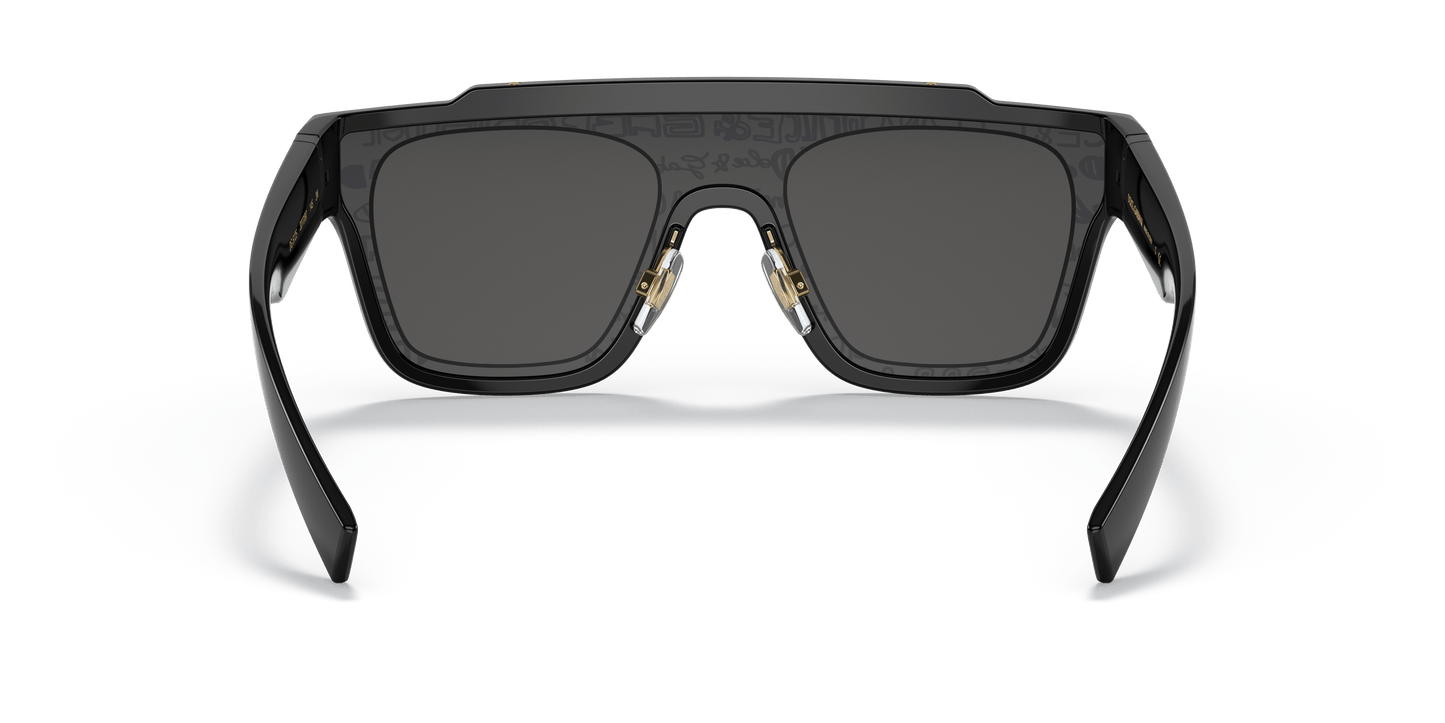 משקפי שמש דולצ'ה וגבאנה שחור-אפור כהה | Dolce&Gabbana DG6125 Black-Dark Grey