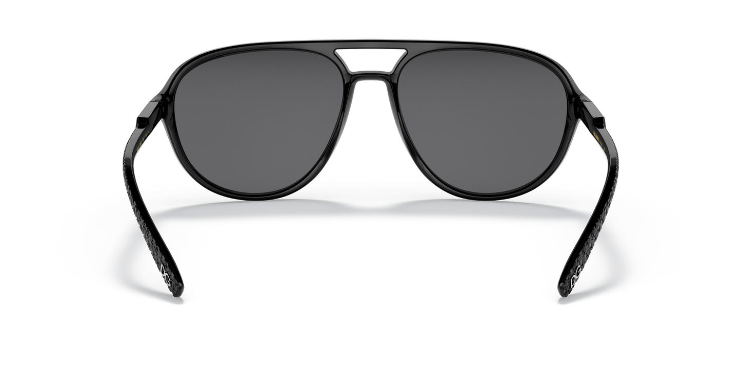 Dolce & Gabbana DG6150 Matte Black-Dark Grey Polarized Sunglasses