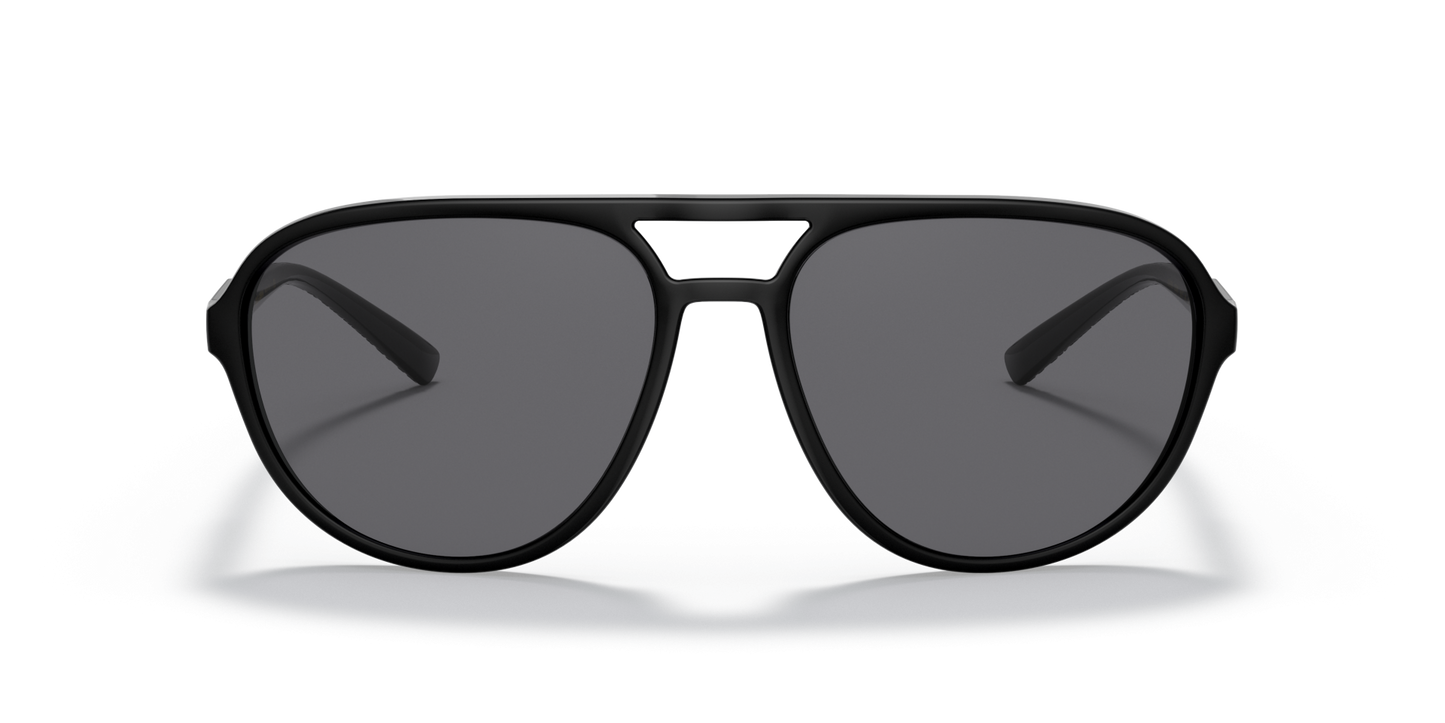 Dolce & Gabbana DG6150 Matte Black-Dark Grey Polarized Sunglasses