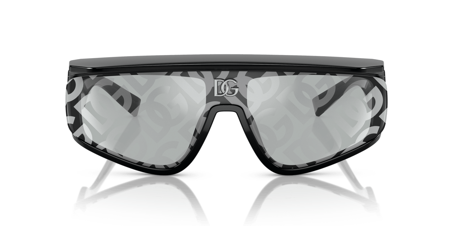 משקפי שמש דולצ'ה וגבאנה שחור-אפור בהיר | Dolce&Gabbana DG6177 Black-Light Grey