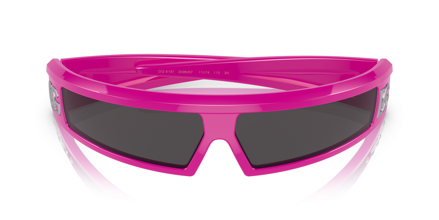 משקפי שמש דולצ'ה וגבאנה ורוד-אפור כהה | Dolce&Gabbana DG6181 Pink-Dark Grey