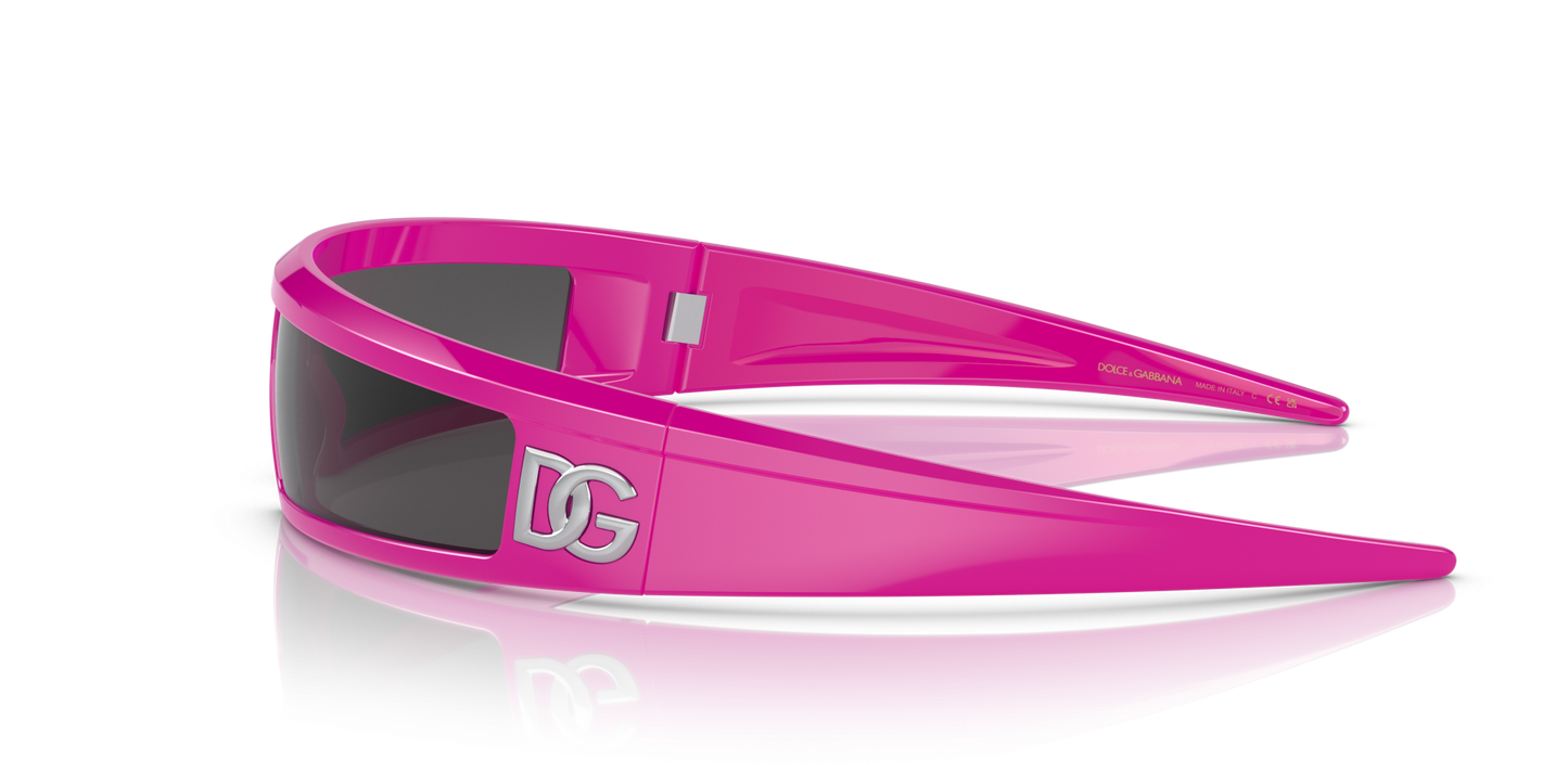 משקפי שמש דולצ'ה וגבאנה ורוד-אפור כהה | Dolce&Gabbana DG6181 Pink-Dark Grey