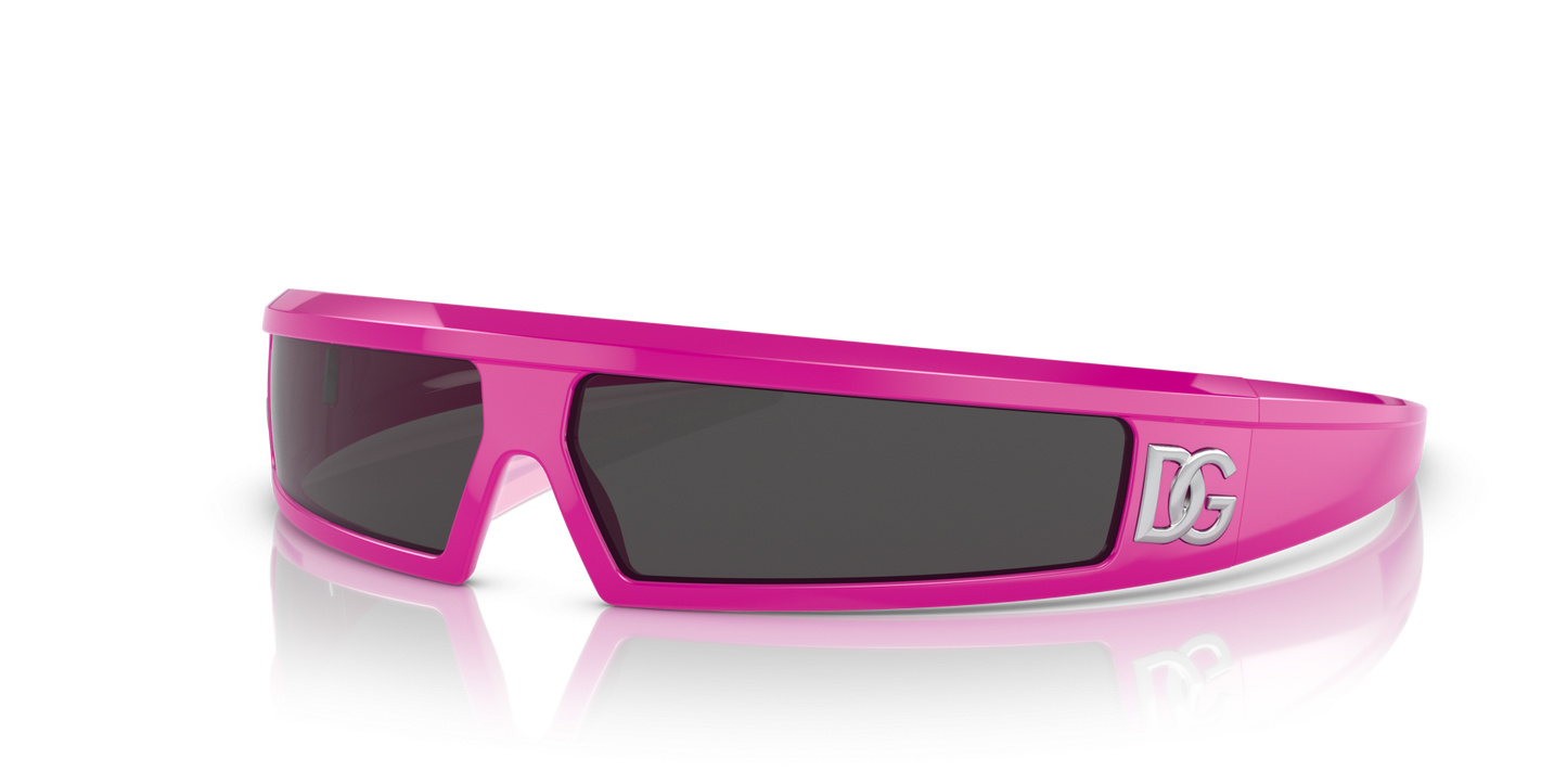 משקפי שמש דולצ'ה וגבאנה ורוד-אפור כהה | Dolce&Gabbana DG6181 Pink-Dark Grey