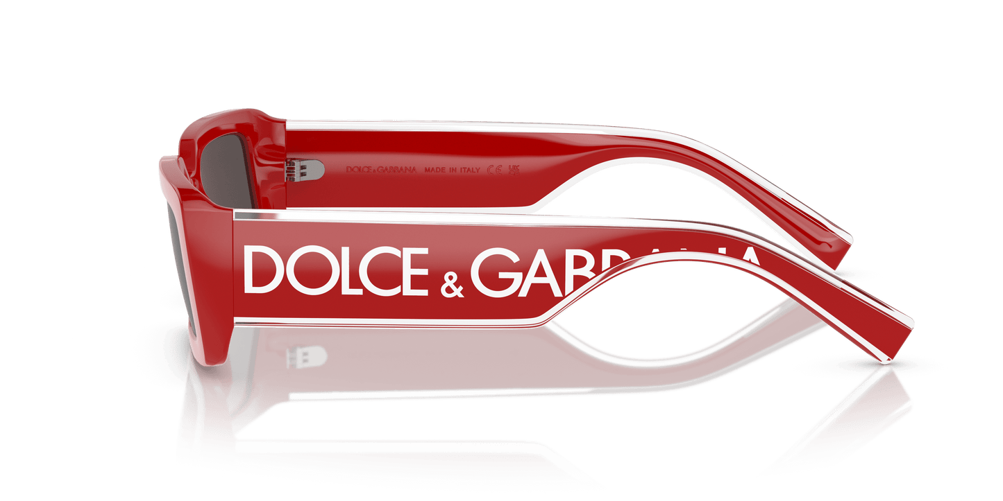 Dolce & Gabbana Sunglasses Red-Dark Grey | Dolce&Gabbana DG6187 Red-Dark Grey