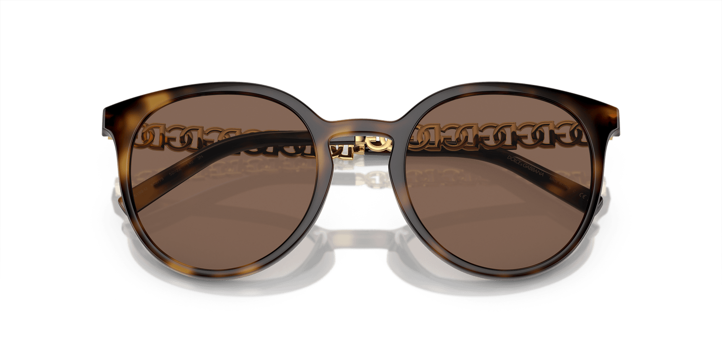 משקפי שמש דולצ'ה וגבאנה הוואנה-חום כהה | Dolce&Gabbana DG6189U Havana-Dark Brown
