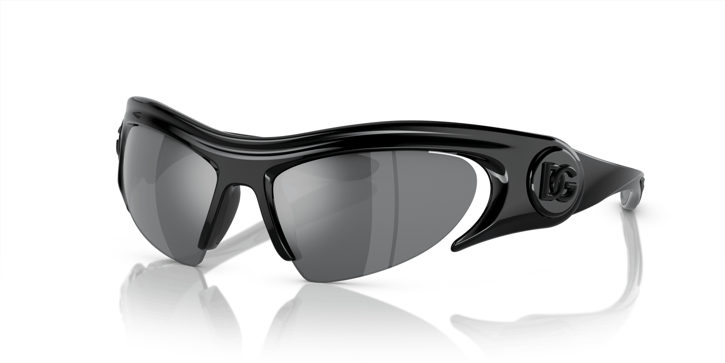 Dolce & Gabbana Sunglasses Black-Grey Mirror Black | Dolce&Gabbana DG6192 Black-Grey Mirror Black