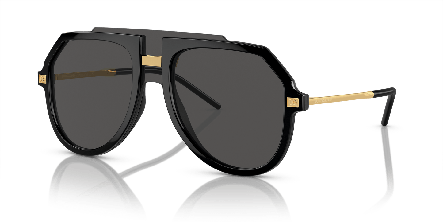 Dolce & Gabbana Sunglasses Black-Dark Grey | Dolce&Gabbana DG6195 Black-Dark Grey