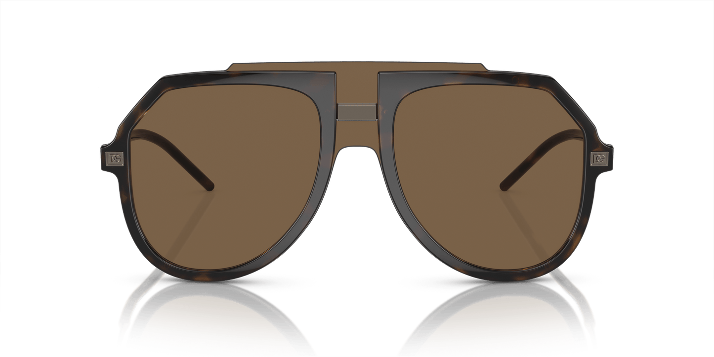 משקפי שמש דולצ'ה וגבאנה הוואנה-חום כהה | Dolce&Gabbana DG6195 Havana-Dark Brown