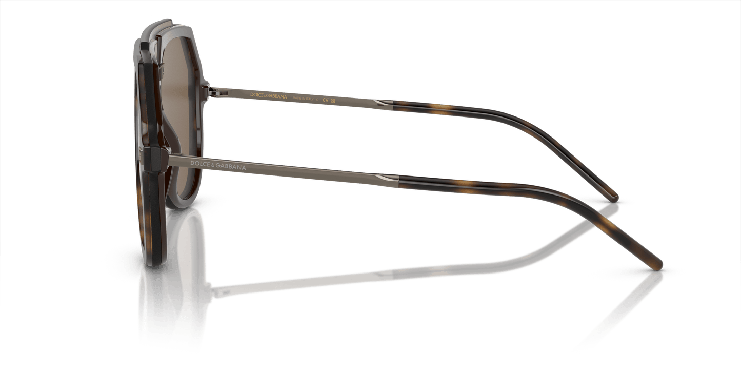 Dolce & Gabbana Sunglasses Havana-Dark Brown | Dolce&Gabbana DG6195 Havana-Dark Brown