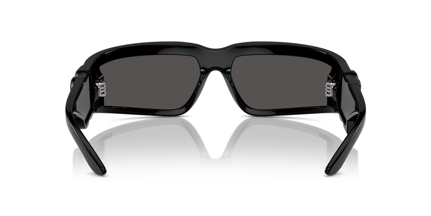 משקפי שמש דולצ'ה וגבאנה שחור-אפור כהה | Dolce&Gabbana DG6198 Black-Dark Grey