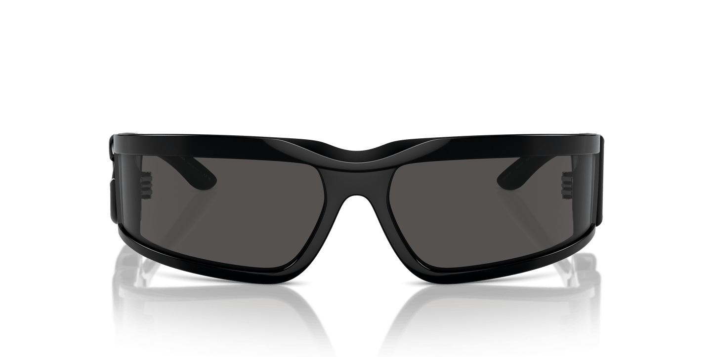 משקפי שמש דולצ'ה וגבאנה שחור-אפור כהה | Dolce&Gabbana DG6198 Black-Dark Grey