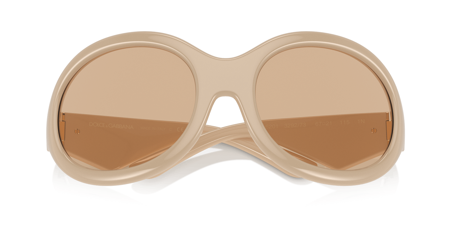 משקפי שמש דולצ'ה וגבאנה עירום-חום בהיר | Dolce&Gabbana DG6201 Nude-Light Brown