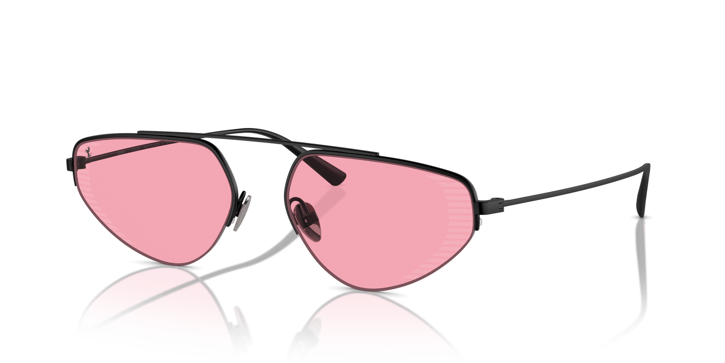משקפי שמש פרארי מט שחור-ורוד | FERRARI FH1010TD Matte Black-Pink