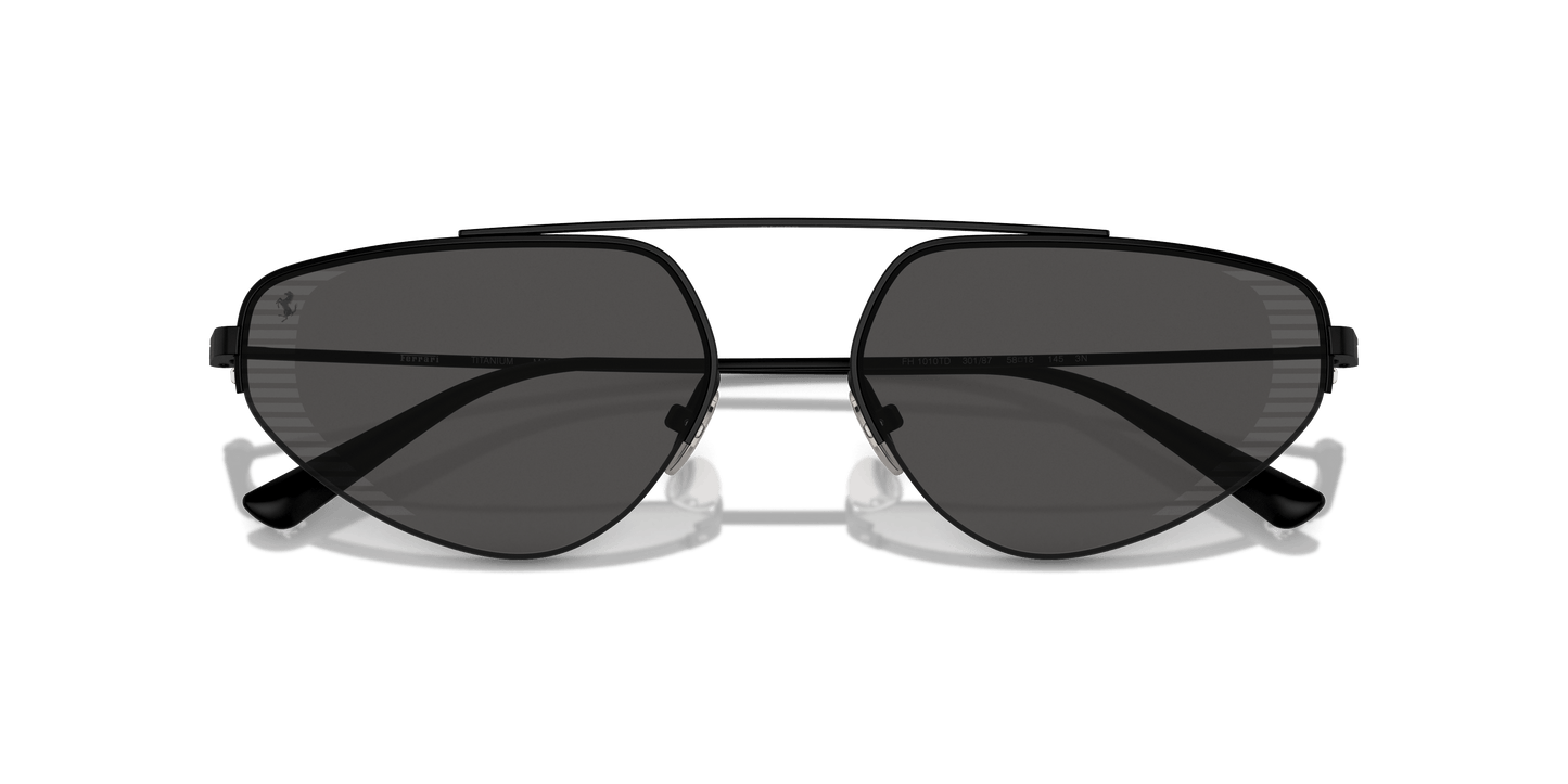 משקפי שמש פרארי מט שחור-אפור | FERRARI FH1010TD Matte Black-Grey