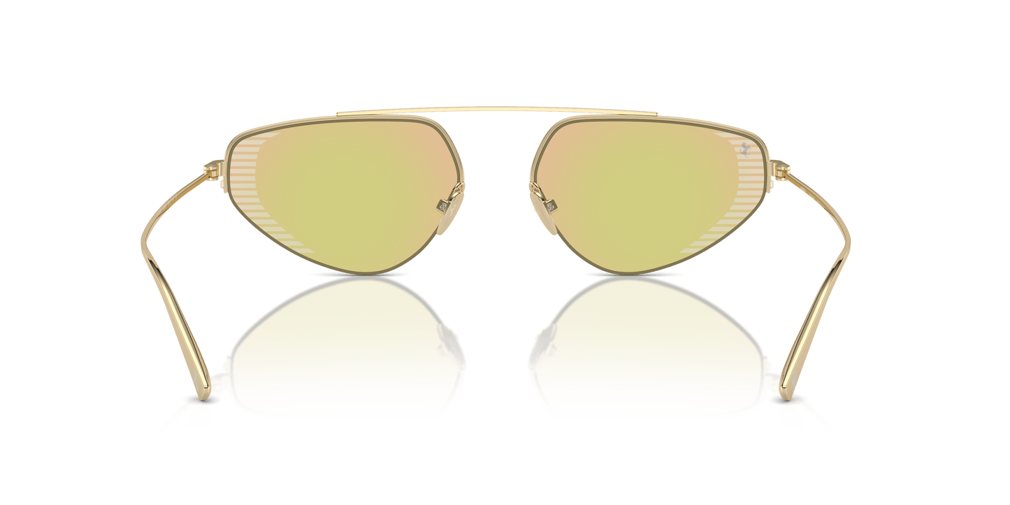 משקפי שמש פרארי מראה זהב-ירוק חיוור | FERRARI FH1010TD Pale Gold-Green Mirror