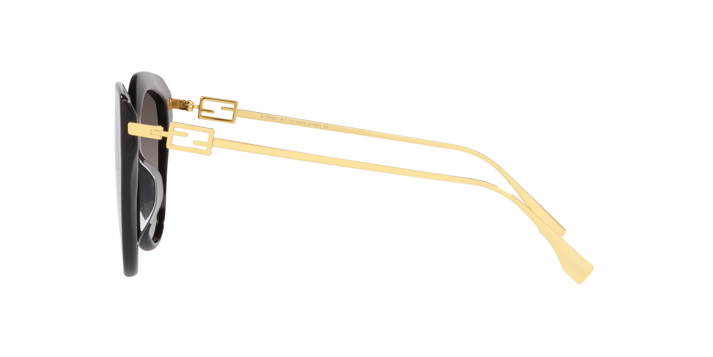 משקפי שמש של פנדי שחור-חום | FENDI FE40011U Black-Brown