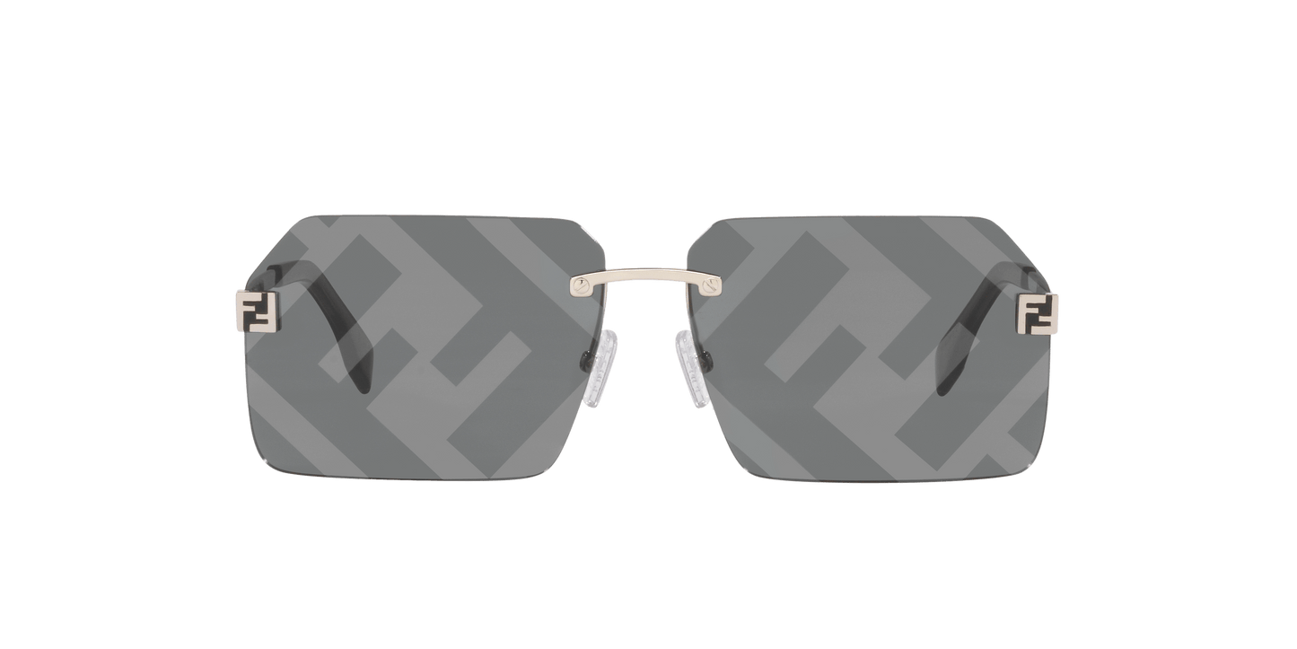 Fendi Sunglasses Grey Shiny-Grey Mirror | FENDI FE40043U Grey Shiny-Grey Mirror