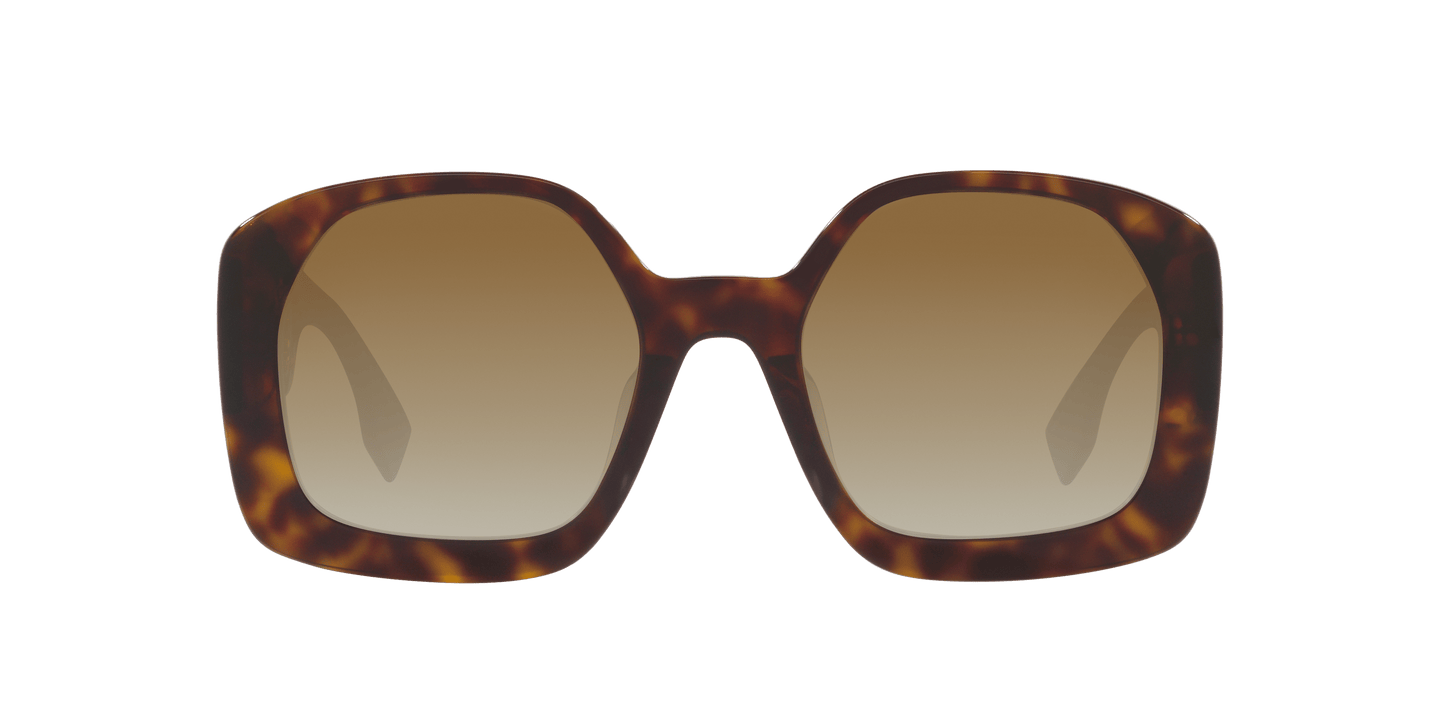 משקפי שמש פנדי צב-חום גראד חום | FENDI FE40048U Brown Tortoise-Brown Grad