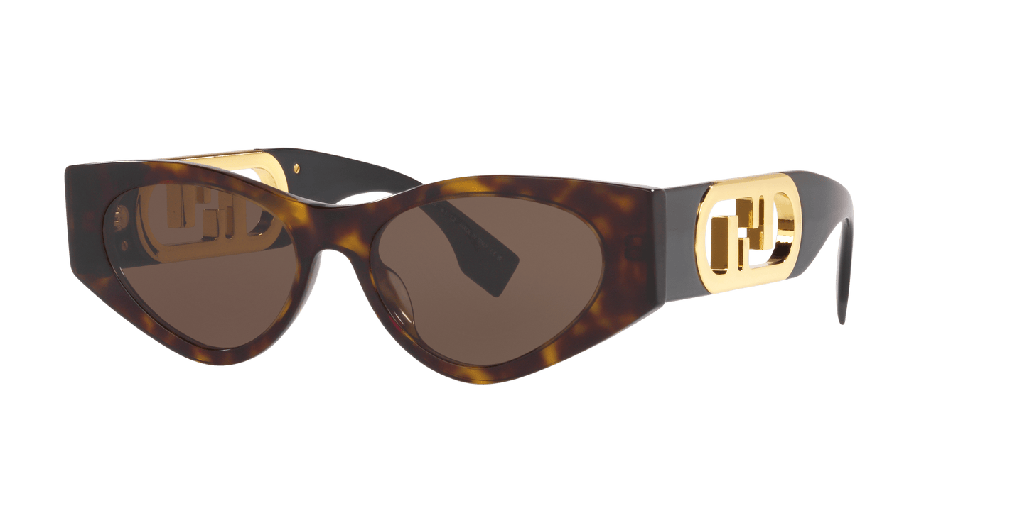 Fendi Sunglasses Brown Tortoise | FENDI FE40049I Brown Tortoise-Brown