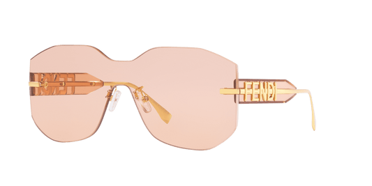 Fendi Sunglasses Gold Shiny-Pink | FENDI FE40067U Gold Shiny-Pink