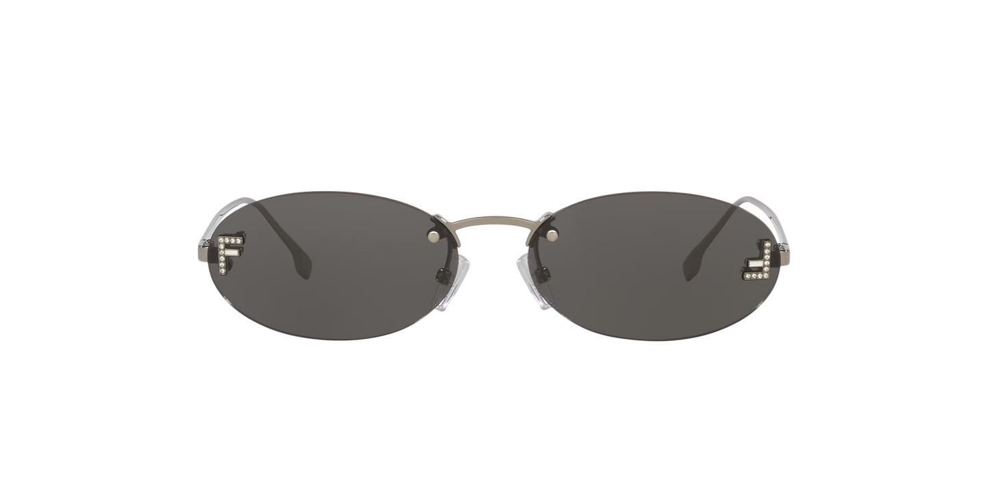 Fendi Sunglasses Grey-Grey | FENDI FE4075US Grey-Grey