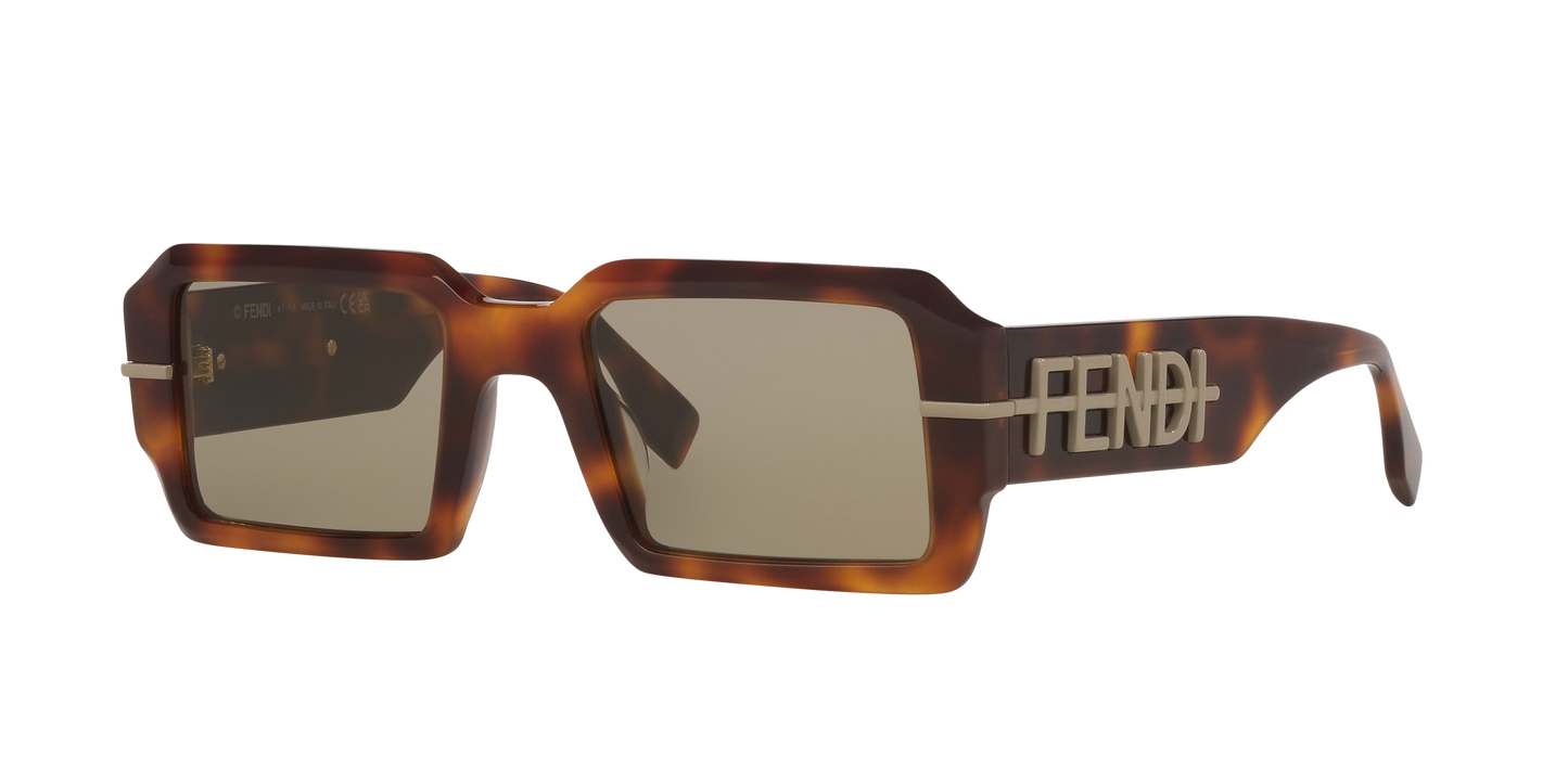 Fendi Tortoise-Brown Sunglasses | FENDI FE40073U Tortoise-Brown