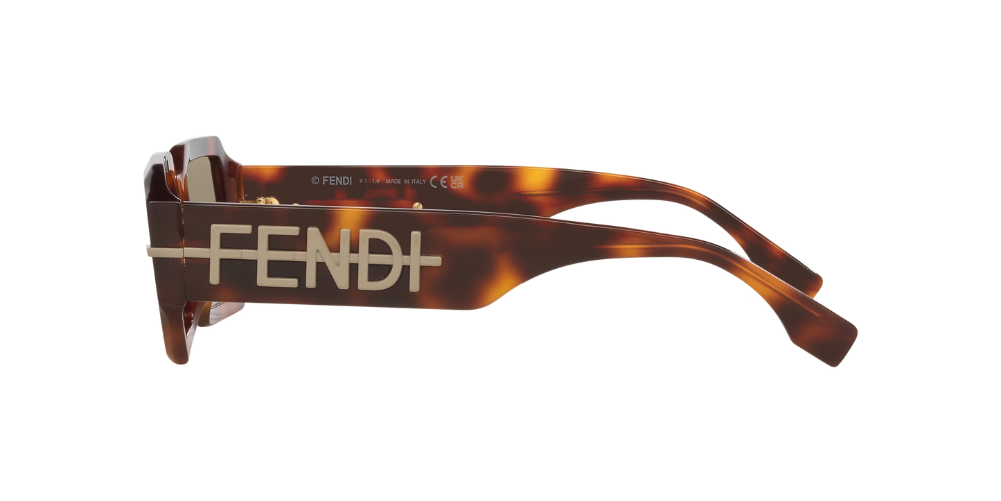 Fendi Tortoise-Brown Sunglasses | FENDI FE40073U Tortoise-Brown