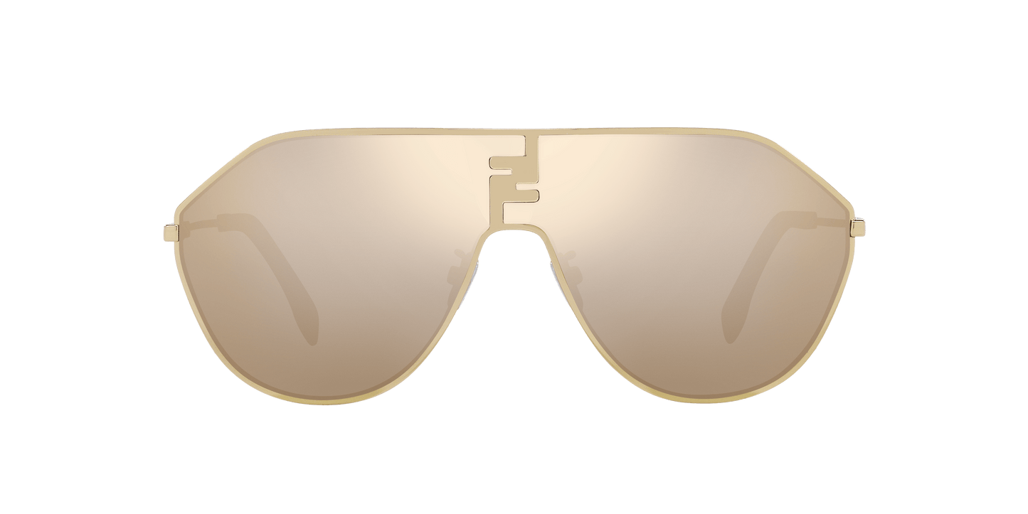 Fendi sunglasses in gold-brown color | FENDI Ffmatch Gold-Brown
