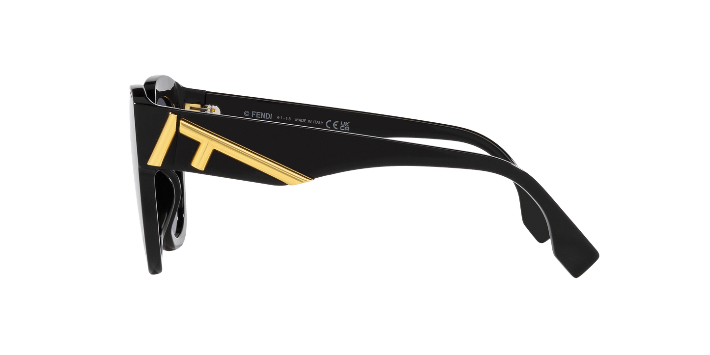 משקפי שמש של פנדי שחור-כחול | FENDI FE40098I Black-Blue