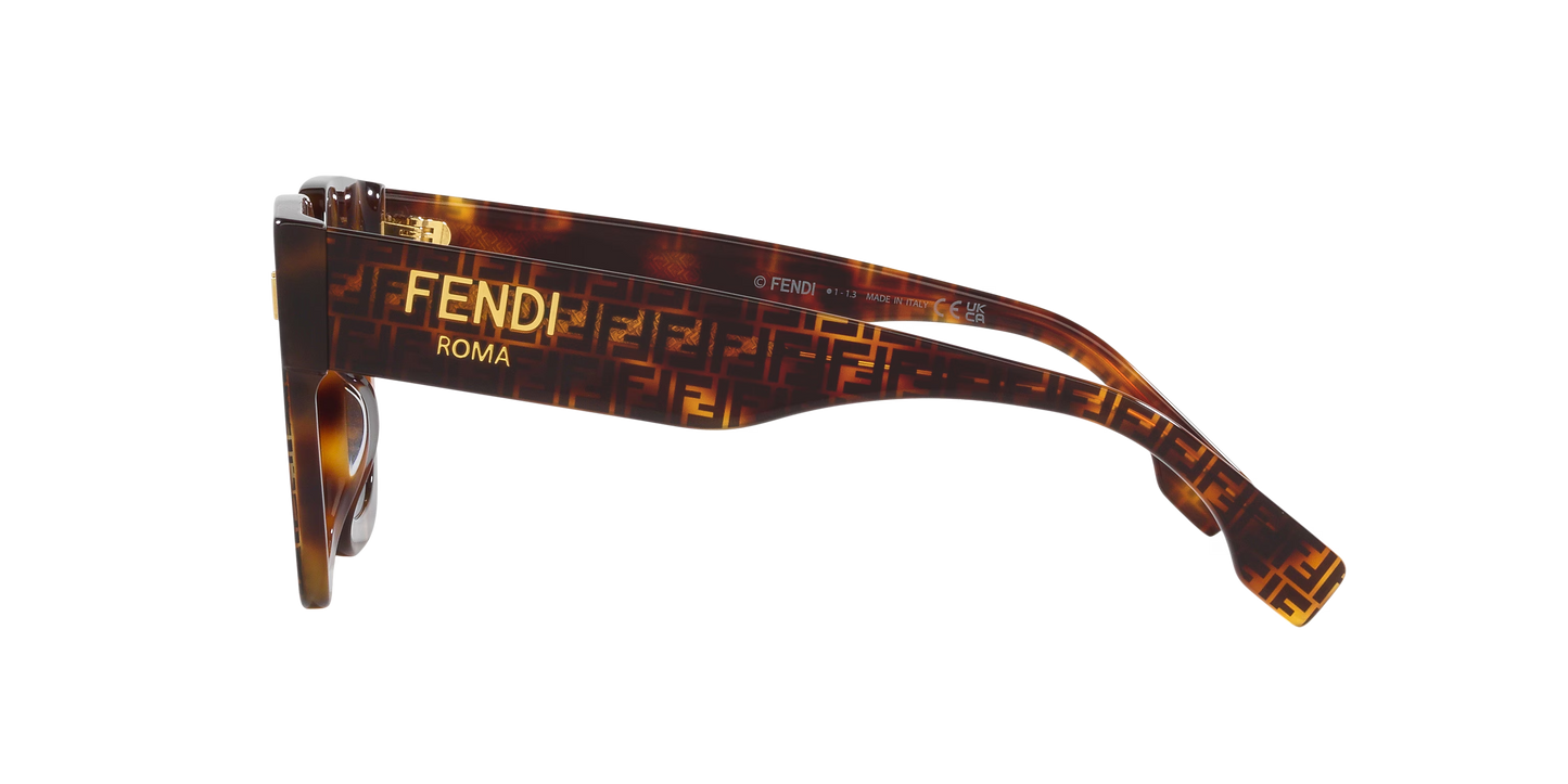 Fendi Roma Fe40101I Tortoise-Grey Sunglasses | FENDI Fendi Roma Fe40101I Tortoise-Grey