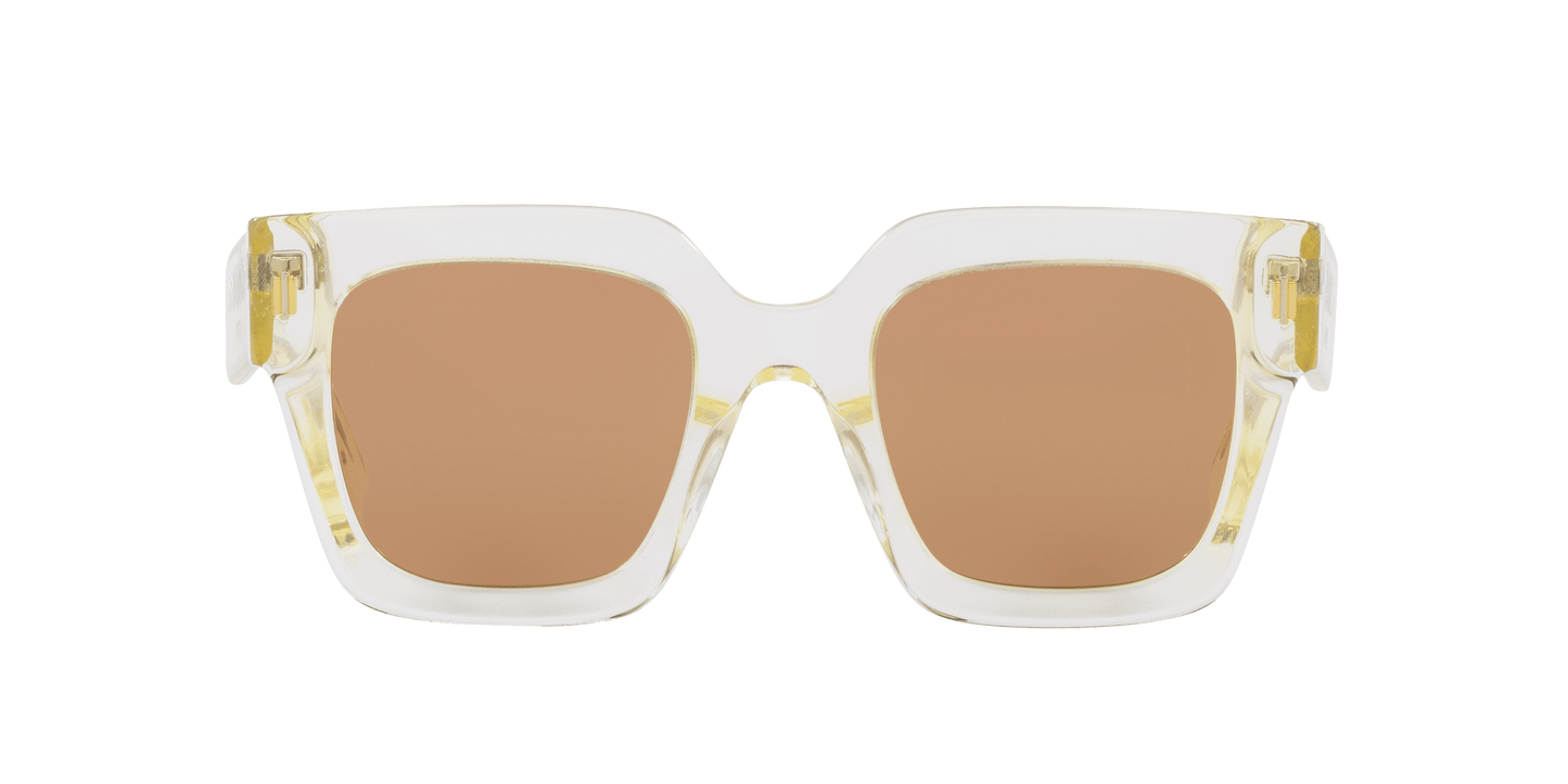 משקפי שמש פנדי צהוב-חום | FENDI Roma FE40101I Yellow-Brown