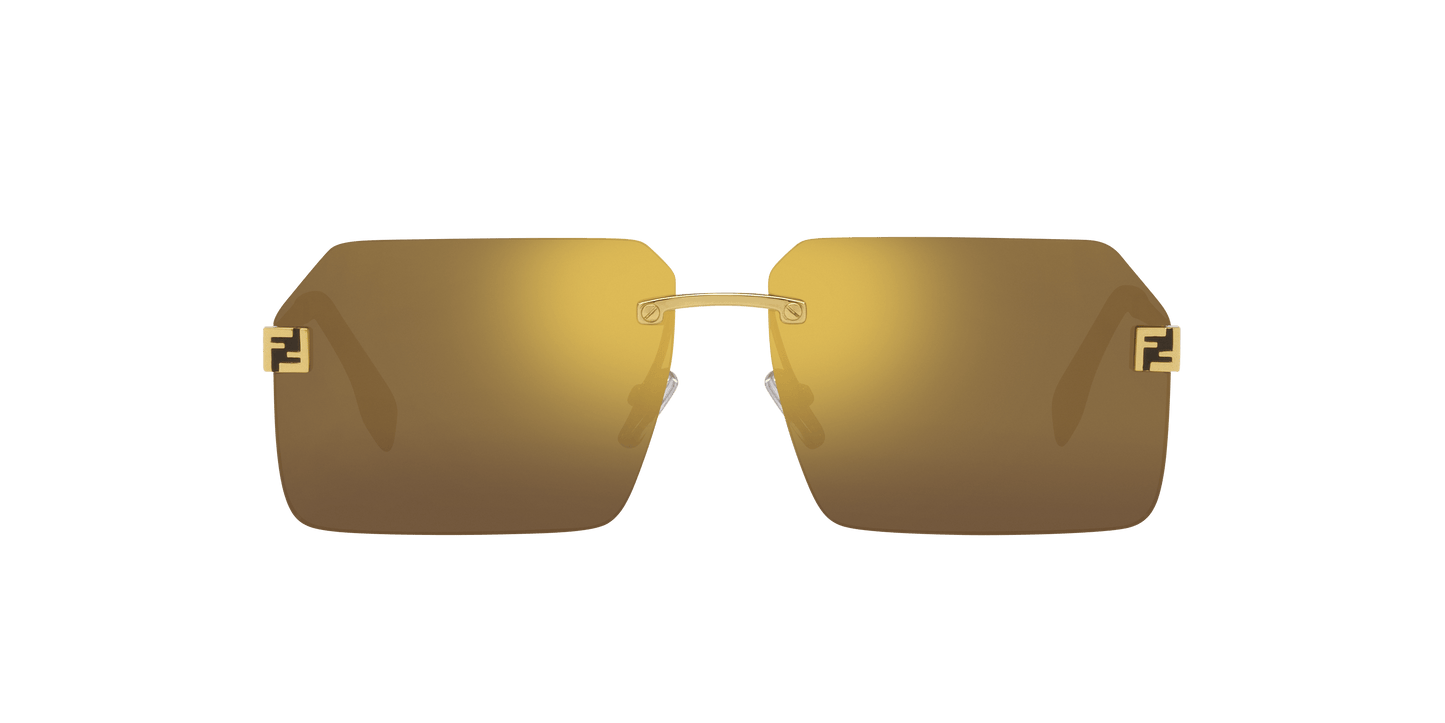 Fendi Sunglasses Gold-Brown | FENDI Sky FE40043U Gold-Brown
