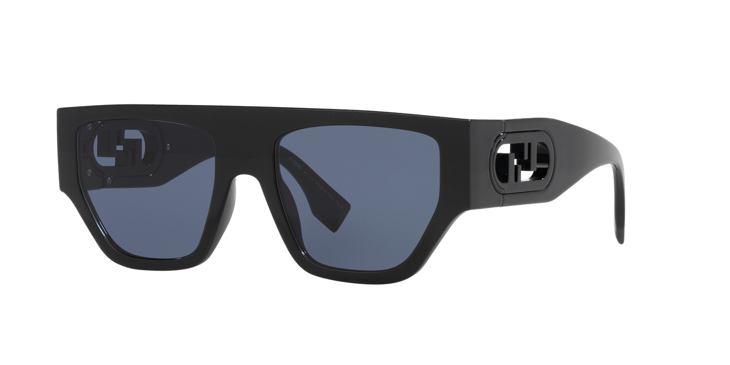 Fendi Sunglasses Black-Blue | FENDI O Lock FE40108U Black-Blue