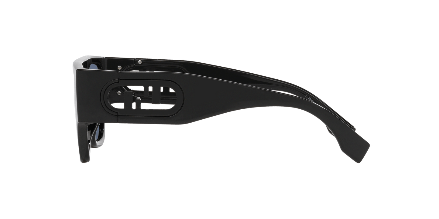 Fendi Sunglasses Black-Blue | FENDI O Lock FE40108U Black-Blue
